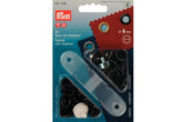 24 Ösen mit Scheiben PRYM brüniert, 8 mm